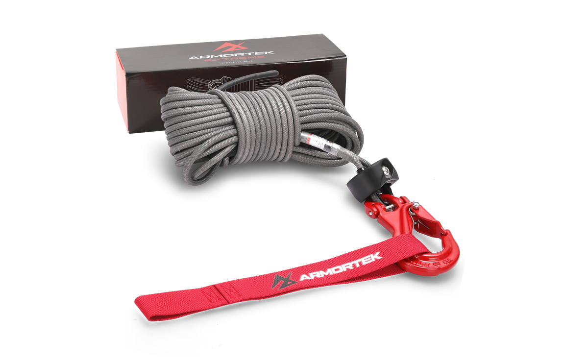 Corde synthétique Armortek Extreme 6 mm x 15 m - Résistance à la rupture 3200 kg