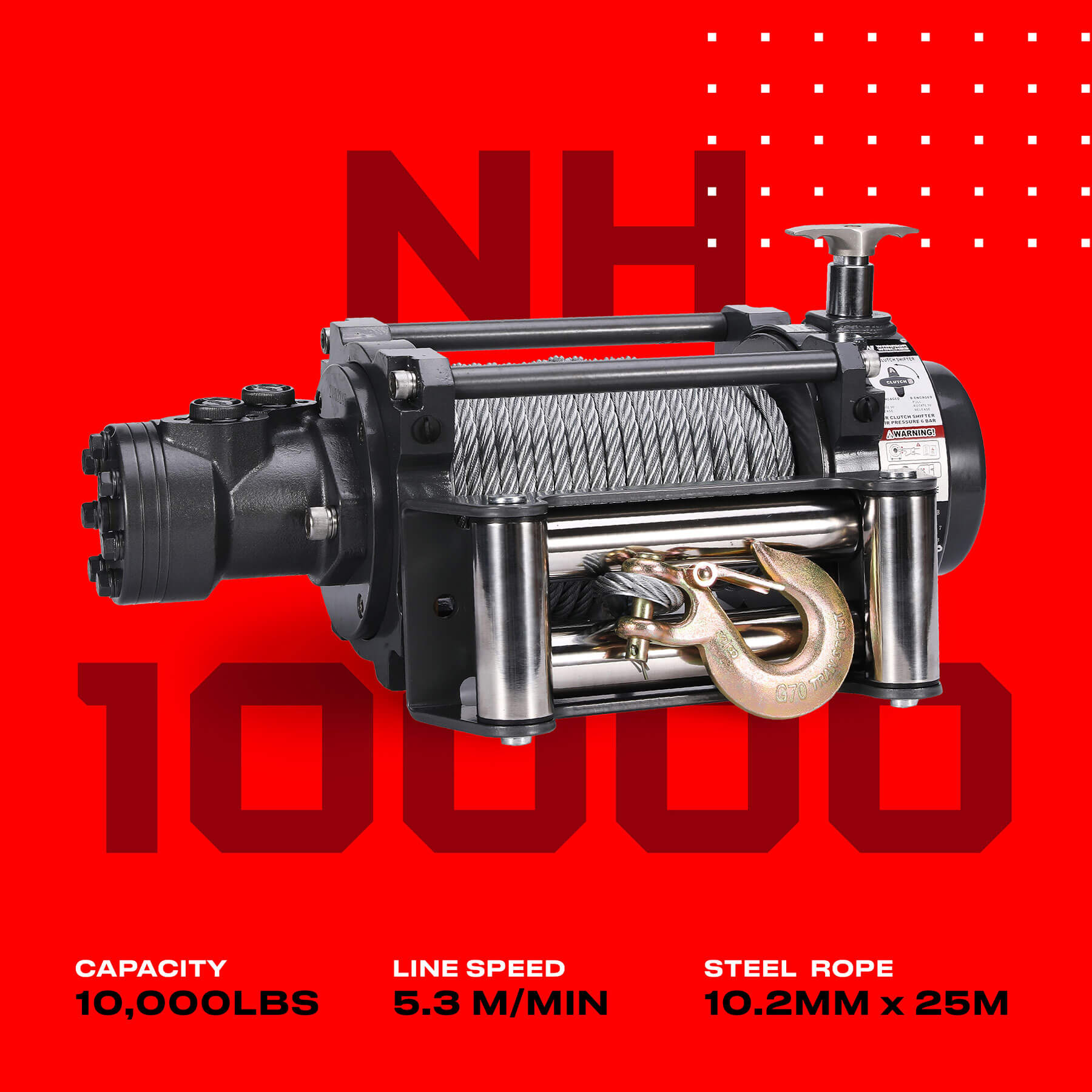Treuil hydraulique NH 10000