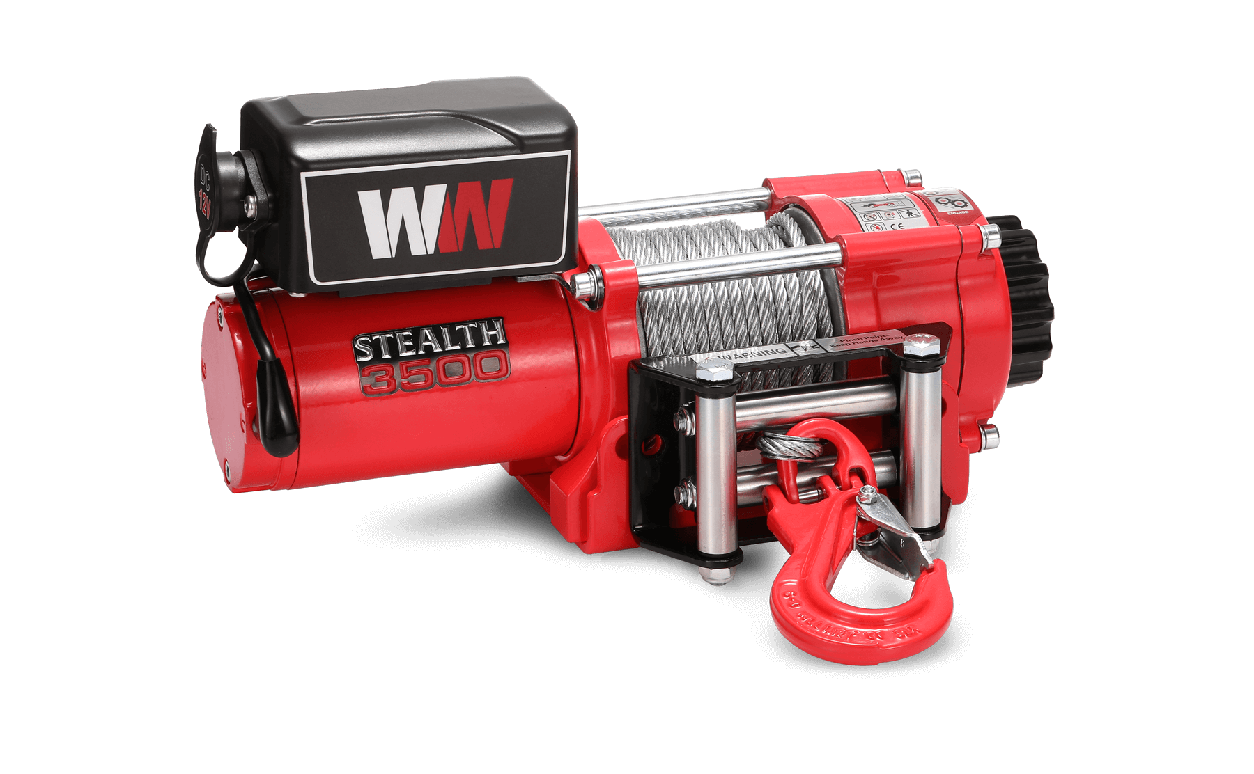 Treuil Stealth 3500 lb - Câble en acier 12 V