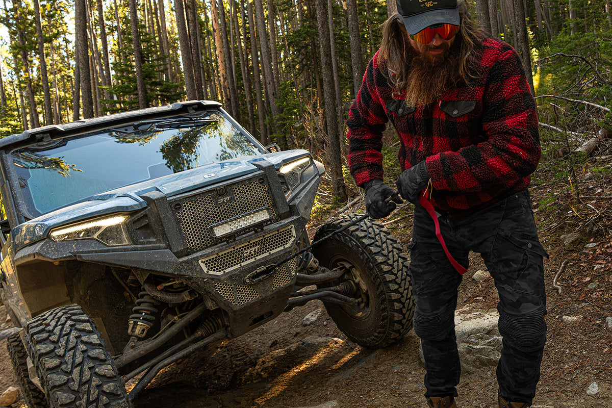 Treuil électrique Titan 6000 lb - Corde synthétique 12 V