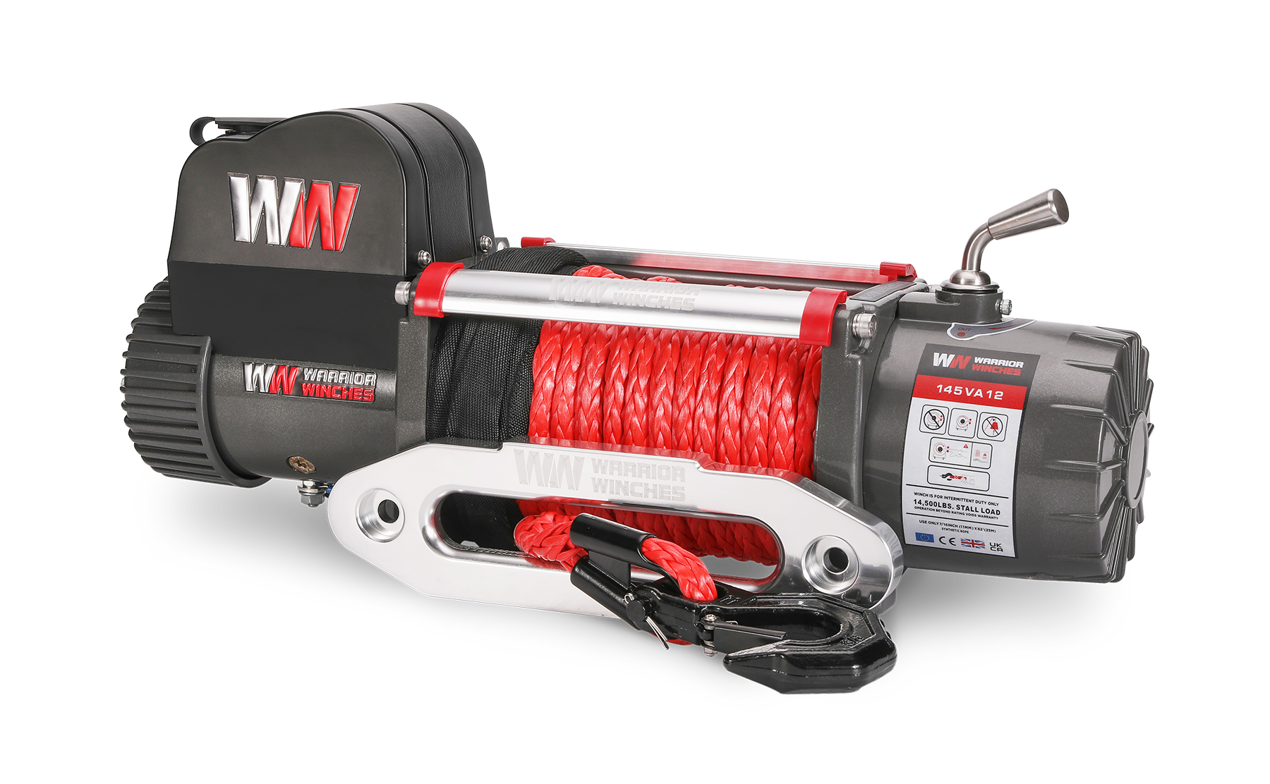 Treuil électrique Samurai 14500 - Corde synthétique 12 V