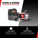 Treuil à tambour court Samurai Next Gen 9500