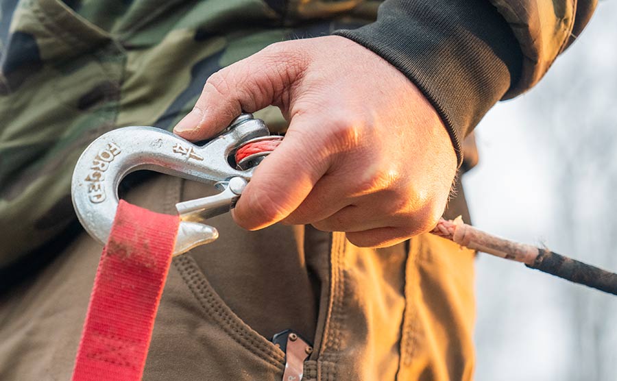 Treuil électrique Ninja 2000 - Corde synthétique 12 V