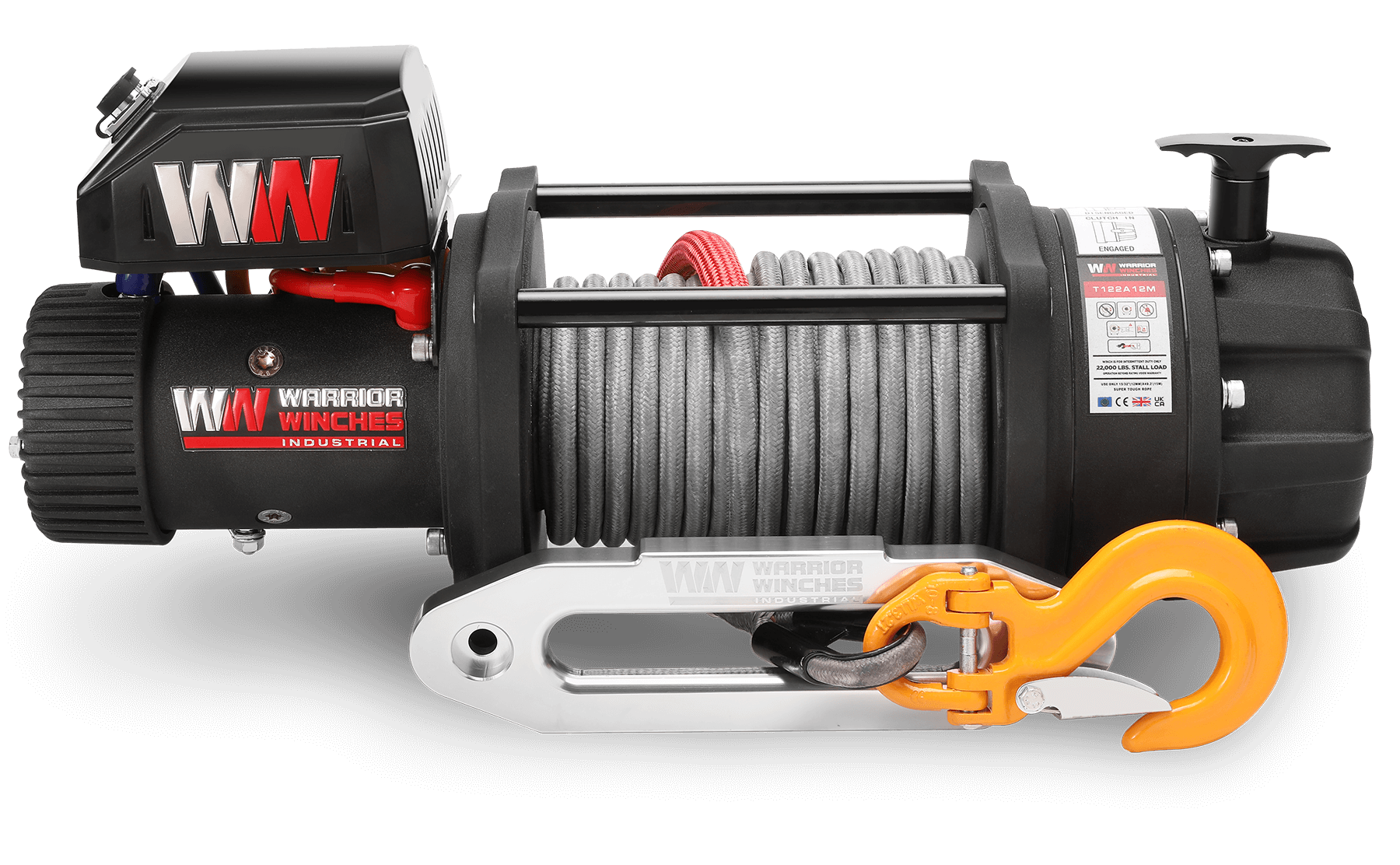 Treuil électrique T1000 22000 - Corde synthétique 24 V