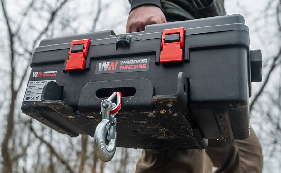 Treuil utilitaire portable Trojan 4000 - Câble en acier