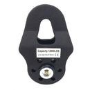 Warrior PBK120 Black Edition 12000lb Swing Away Pulley Block angled front view