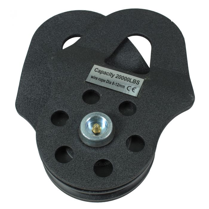 Warrior 20000lb Pulley Block for Synthetic Ropes